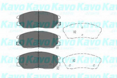 KAVO PARTS kbp3021 -  Комплект тормозных колодок, дисковый тормоз